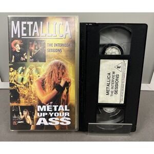 Metallica VHS Metal Up Your Ass VHS 1986 Interview Sessions Picture profiles